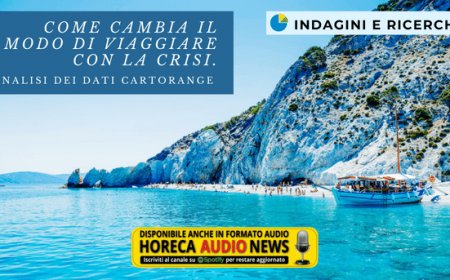 Come cambia il modo di viaggiare con la crisi. L'analisi dei dati Cartorange