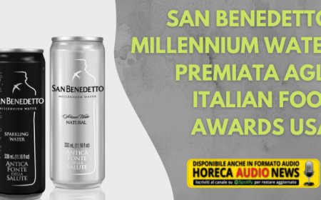 San Benedetto Millennium Water premiata agli Italian Food Awards USA