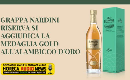 Grappa Nardini Riserva si aggiudica la Medaglia Gold all'Alambicco d'Oro