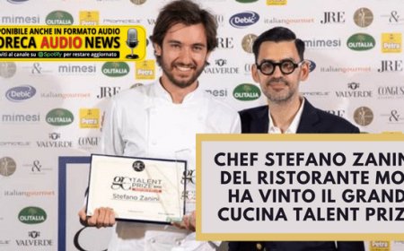 Chef Stefano Zanini del ristorante MoS ha vinto il Grande Cucina Talent Prize