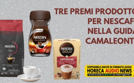 Tre premi prodotto per Nescafé nella Guida Camaleonte