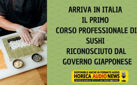 Arriva in Italia il primo corso professionale di sushi riconosciuto dal governo giapponese