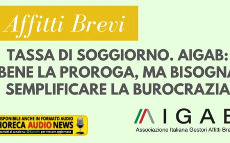 Tassa di soggiorno. AIGAB: bene la proroga, ma bisogna semplificare la burocrazia