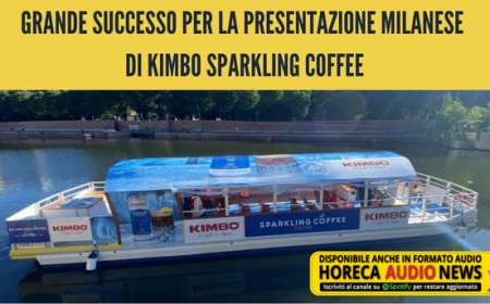 Grande successo per la presentazione milanese di Kimbo Sparkling Coffee