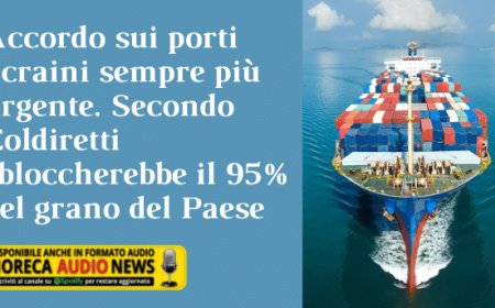 Accordo sui porti ucraini sempre più urgente. Secondo Coldiretti sbloccherebbe il 95% del grano del Paese