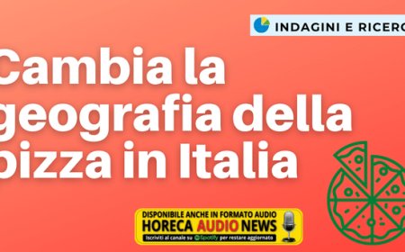 Cambia la geografia della pizza in Italia