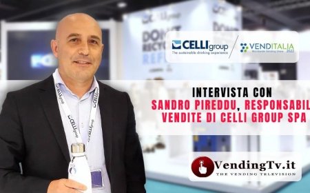VendingTv a Venditalia 2022. Intervista con Sandro Pireddu di Celli Group