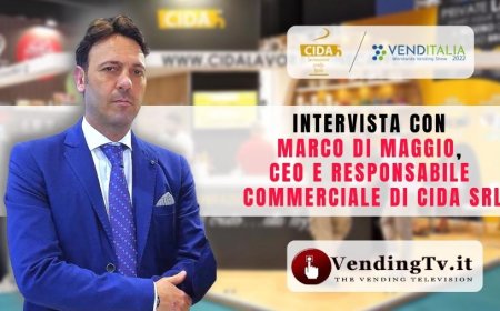 VendingTv a Venditalia 2022. Intervista con Marco Di Maggio di Cida - MokaMoka Caffè