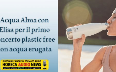 Acqua Alma con Elisa per il primo concerto plastic free con acqua erogata