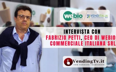 VendingTv a Venditalia 2022. Intervista con Fabrizio Petti di We Bio - Commerciale Italiana
