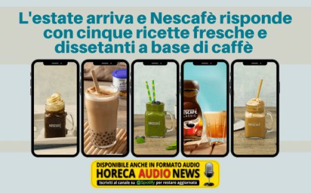 L'estate arriva e Nescafè risponde con cinque ricette fresche e dissetanti a base di caffè