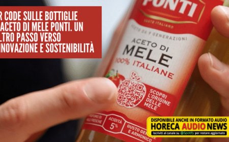 QR Code sulle bottiglie d'aceto di mele Ponti. Un altro passo verso innovazione e sostenibilità