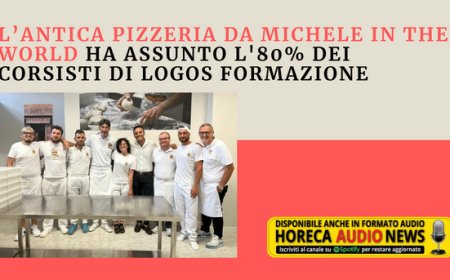 L’Antica Pizzeria Da Michele in the World ha assunto l'80% dei corsisti di Logos Formazione