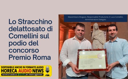 Lo Stracchino delattosato di Comellini sul podio del concorso Premio Roma