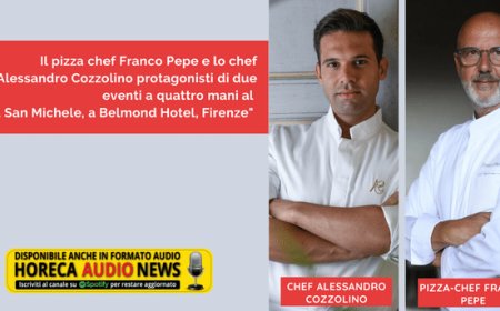 Il pizza chef Franco Pepe e lo chef Alessandro Cozzolino protagonisti di due eventi a quattro mani al "Villa San Michele, a Belmond Hotel, Firenze"