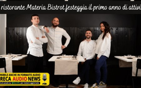 Il ristorante Materia Bistrot festeggia il primo anno di attività