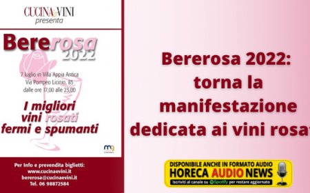 Bererosa 2022: torna la manifestazione dedicata ai vini rosati
