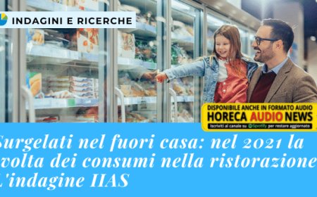 Surgelati nel fuori casa: nel 2021 la svolta dei consumi nella ristorazione. L'indagine IIAS