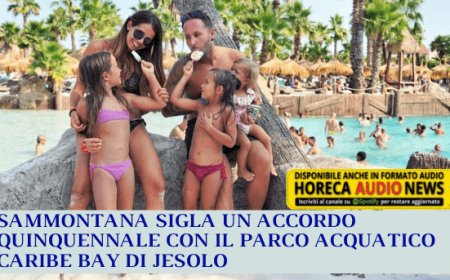 Sammontana sigla un accordo quinquennale con il parco acquatico Caribe Bay di Jesolo