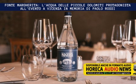 Fonte Margherita: l'acqua delle piccole Dolomiti protagonista all'evento a Vicenza in memoria di Paolo Rossi