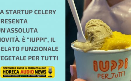 La startup Celery presenta un'assoluta novità. È "Iuppi", il gelato funzionale vegetale per tutti