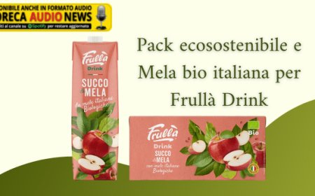 Pack ecosostenibile e Mela bio italiana per Frullà Drink