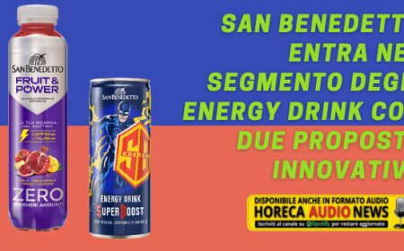 San Benedetto entra nel segmento degli energy drink con due proposte innovative