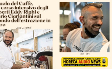 Scuola del Caffè, un corso intensivo degli esperti Eddy Righi e Dario Ciarlantini sul mondo dell’estrazione in filtro