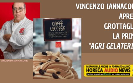 Vincenzo Iannacone apre a Grottaglie la prima "Agri Gelateria"