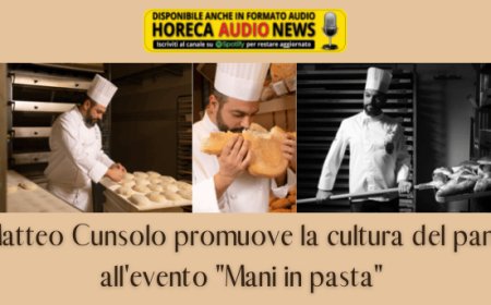 Matteo Cunsolo promuove la cultura del pane all'evento "Mani in pasta"