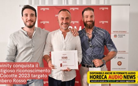 Il Divinity conquista il prestigioso riconoscimento Tre Cocotte 2023 targato Gambero Rosso