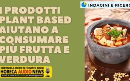 I prodotti plant based aiutano a consumare più frutta e verdura