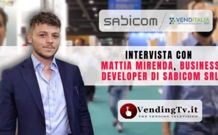 VendingTv a Venditalia 2022. Intervista con Mattia Mirenda di Sabicom