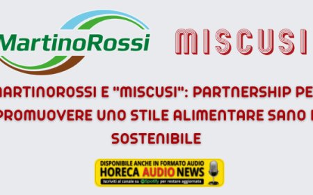 MartinoRossi e "miscusi": partnership per promuovere uno stile alimentare sano e sostenibile