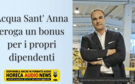 Acqua Sant' Anna eroga un bonus per i propri dipendenti