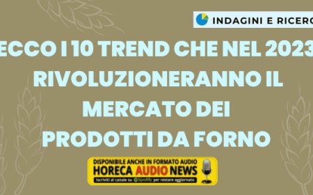 Ecco i 10 trend che nel 2023 rivoluzioneranno il mercato dei prodotti da forno