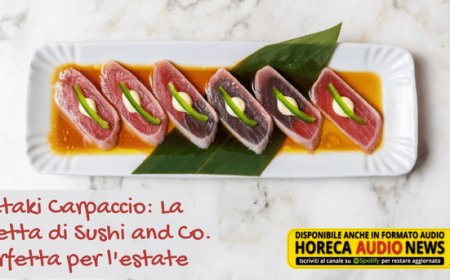 Tataki Carpaccio: La ricetta di Sushi and Co. perfetta per l'estate