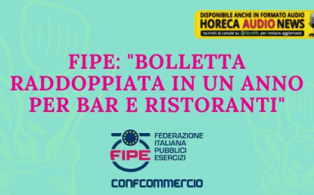 Fipe: "Bolletta raddoppiata in un anno per bar e ristoranti"