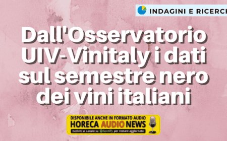 Dall'Osservatorio UIV-Vinitaly i dati sul semestre nero dei vini italiani