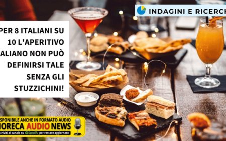 Per 8 italiani su 10 l'aperitivo italiano non può definirsi tale senza gli stuzzichini!