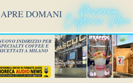 Apre domani "Pascucci Espresso Veloce", nuovo indirizzo per specialty coffee e ricettati a Milano