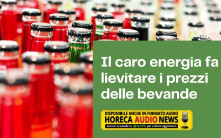 Il caro energia fa lievitare i prezzi delle bevande