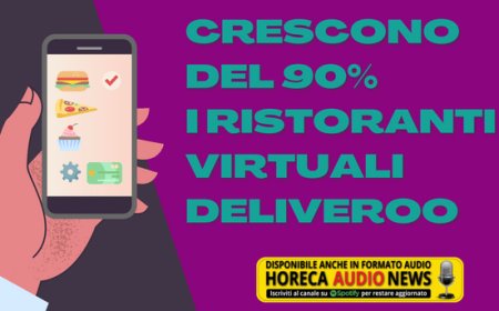 Crescono del 90% i ristoranti virtuali Deliveroo