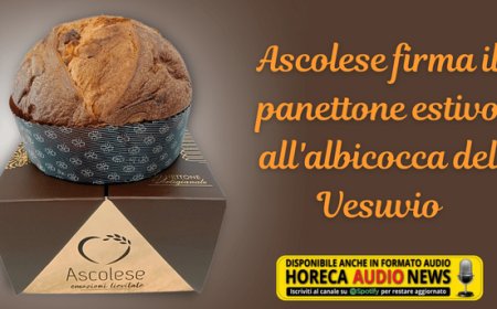 Ascolese firma il panettone estivo all'albicocca del Vesuvio