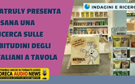 Natruly presenta a Sana una ricerca sulle abitudini degli italiani a tavola