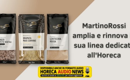 MartinoRossi amplia e rinnova la sua linea dedicata all'Horeca