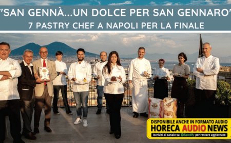 Si sfideranno a Napoli i 7 pastry chef finalisti di "San Gennà...Un Dolce per San Gennaro"