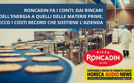 Roncadin fa i conti: dai rincari dell'energia a quelli delle materie prime, ecco i costi record che sostiene l'azienda
