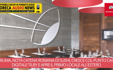 Daruma, nota catena romana di sushi, cresce col punto cassa digitale Tilby e apre il primo locale all'estero