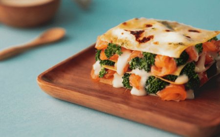 Ricetta Foodlab: lasagnette gratinate con salmone norvegese affumicato e broccoletti